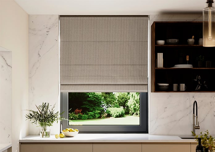 Montierre Stripe, Anthracite - Roman Blind - Image 3